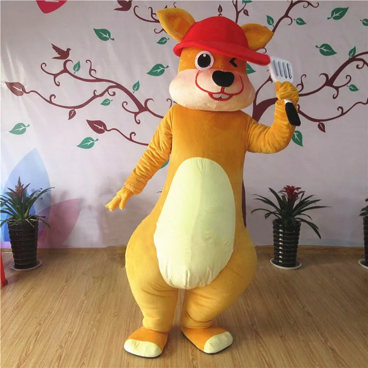 

Adult Cute Kangaroo Mascot Costume Custom Made Mascot Fancy Dress Animal Costume Party Mascot Costumes for Men and Women