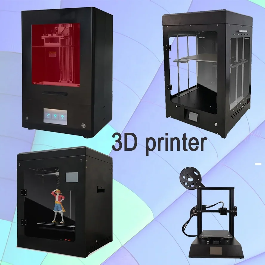 Aluminum Extrusion Frame large  scale portable prusa filament carbon fiber core automatic xy 3d pvc abs plastic printer