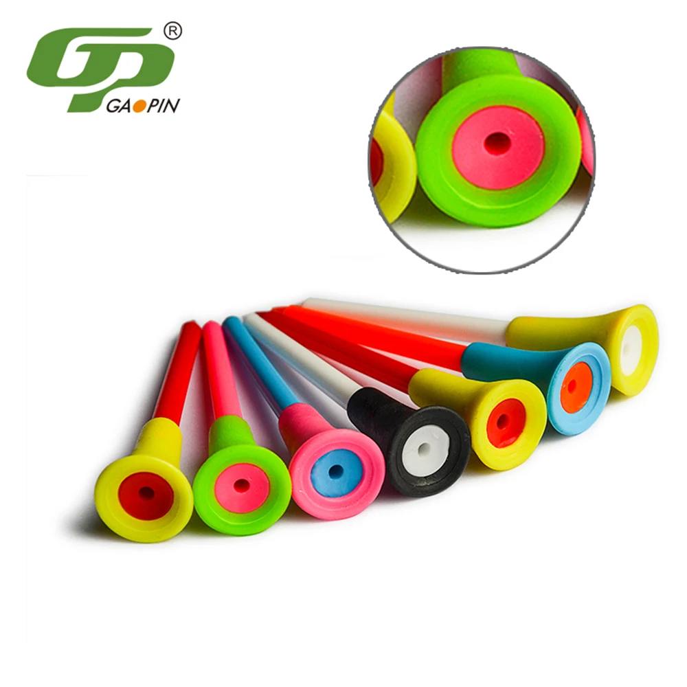 Soft rubber ball tee color ball ladder driving range stable and resistant to golf