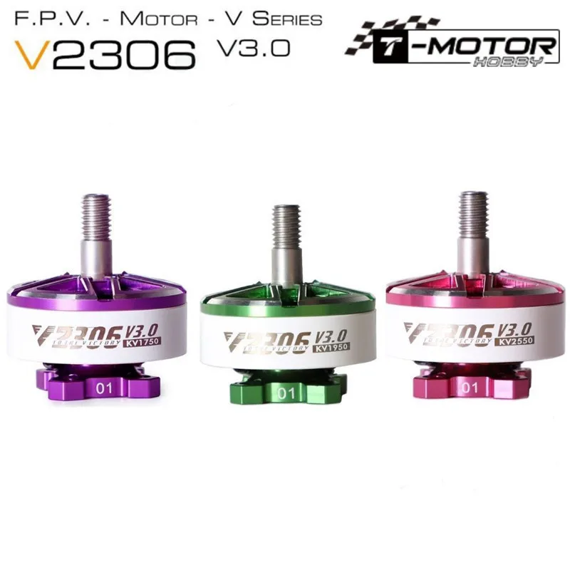 Motor brushless V2306 V3 para drones freestyle 4 piezas 1750-2550KV