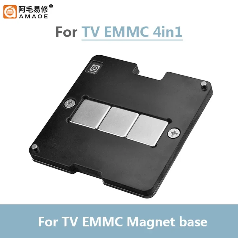 AMAOE TV EMMC 4 in 1 BGA Reballing Platform BGA153 BGA169 With Mbga-MY3 Net Location Board Magnetic Base