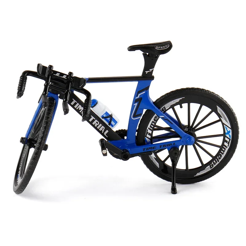 17CM simulation alloy bicycle model toy mountain bike racing toy simulation Mini Bike collection toy children's gift