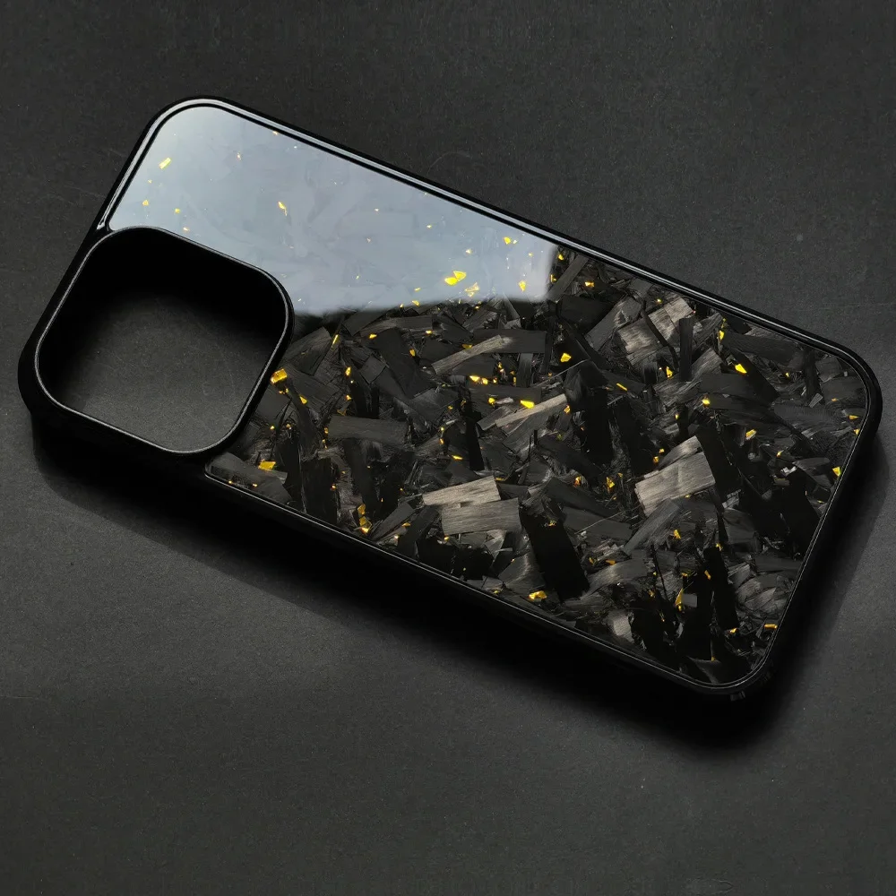 

Luxury Glossy Real Carbon Fiber Case for IPhone 15pro 16 Pro Max Carbon Fiber Cover for IPhone 14 14Pro 15/16 Pro Max Case