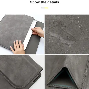 Kožené pouzdro na notebook z umělé kůže pro Macbook Air Pro 13, 15, 16 10 nejlepší prodej Pouzdro pro ASUS Vivobook Pro 15 - №10