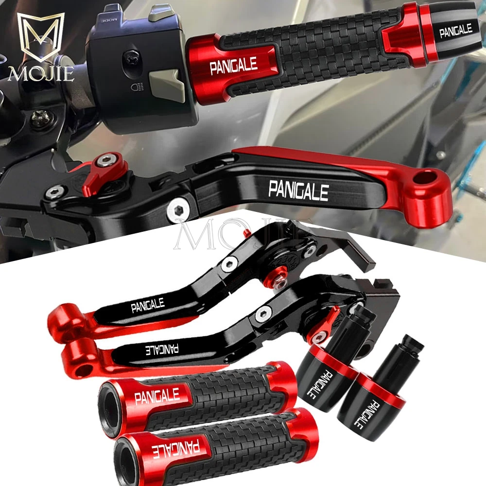 

CNC Aluminum Motorcycle Adjustable Brake Clutch Levers Handlebar Grips Ends For Ducati 959Panigale Panigale959 PANIGALE 959 2016