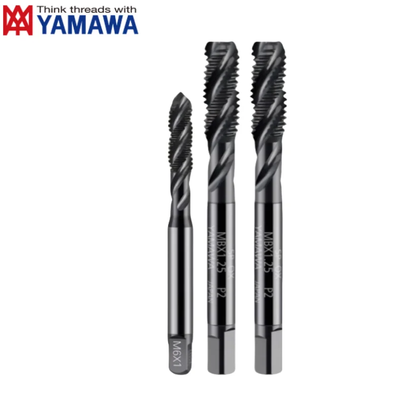 YAMAWA SP-OX INOX HSSE Torneira canelada espiral americana UNC UNF UNS0-90 6-32 8-32 10-32 3/16 1/4 5/16 1/2 3/4 5/8 Rosca para aço