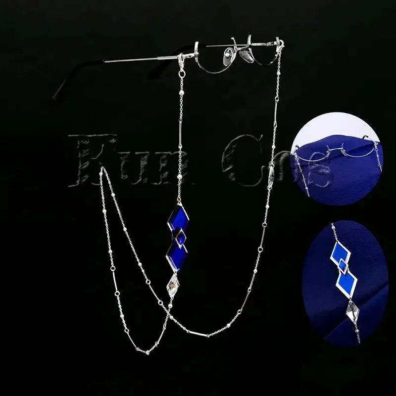 لعبة Genshin تأثير Regrator Pantalone تأثيري حلي عباءة شعر مستعار نظارات قفازات أحد عشر Fatui Harbingers الفراء طوق قلادة حبل