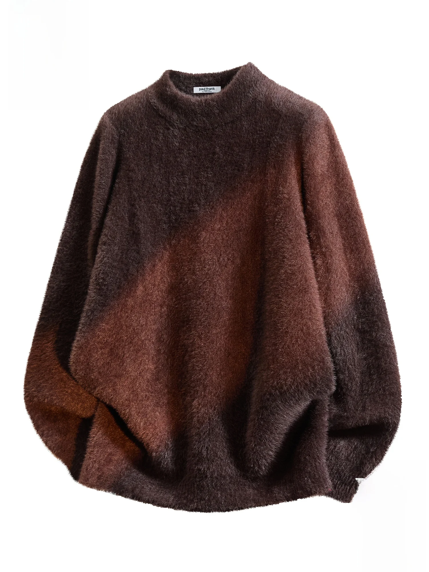 

PaulFrank round Ne Knitted Sweater Men's Loose Fit Warm Winter Top Pure Color Comfortable Long Sve Casual Sle Knitwear