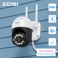 ZOSI C296 5MP/8MP PTZ WiFi Camera Person Vehicle Package Detect Wireless CCTV Video Surveillance Camera Home Security Protection