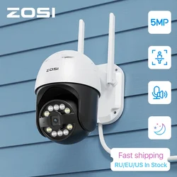 ZOSI-Caméra de surveillance CCTV sans fil, C296, PTZ, WiFi, 5MP, 8MP, Véhicule Tat, Poignées GT, Protection de la sécurité à domicile