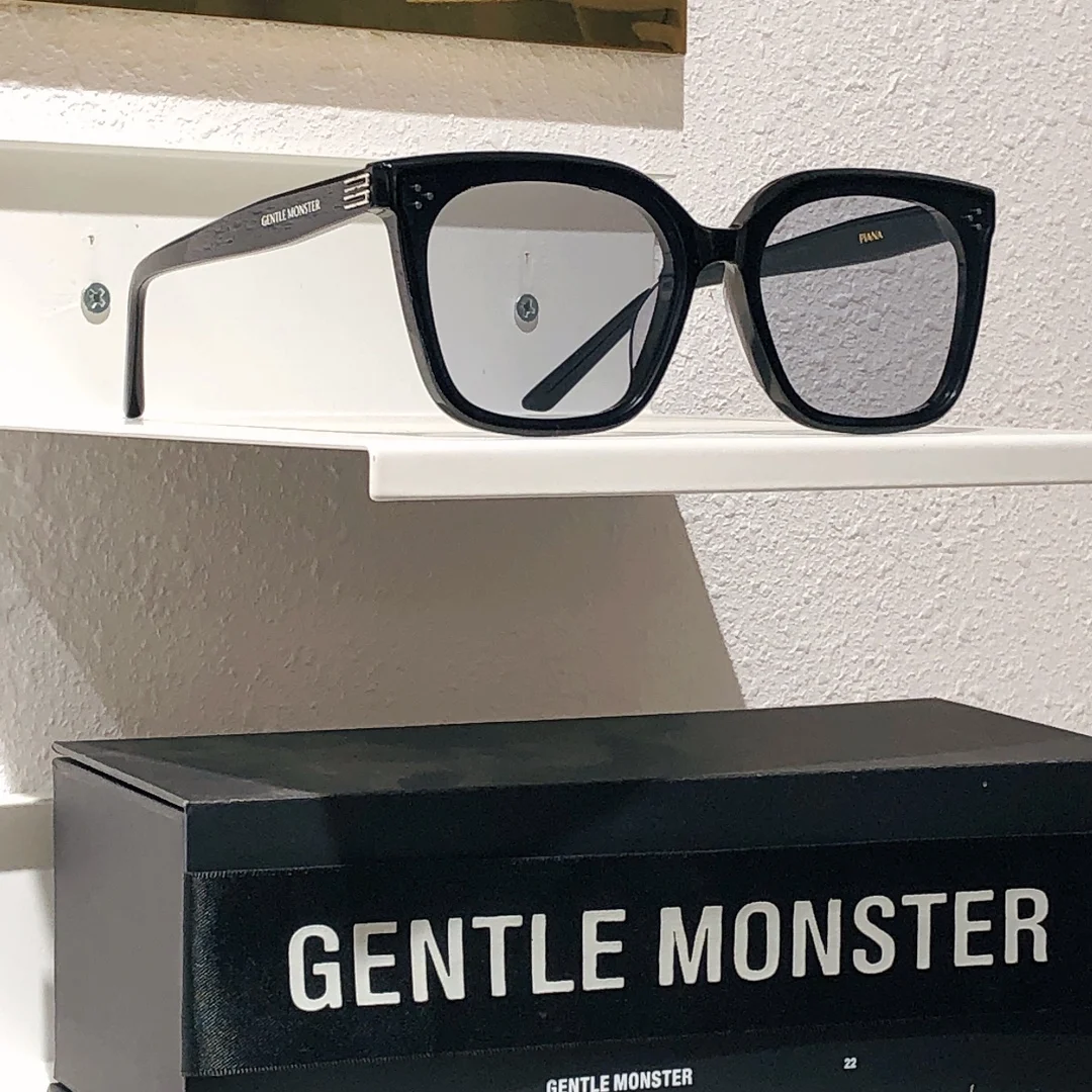 GENTLE MONSTER PIANA Oversized Square Acetate Frame Sunglasses