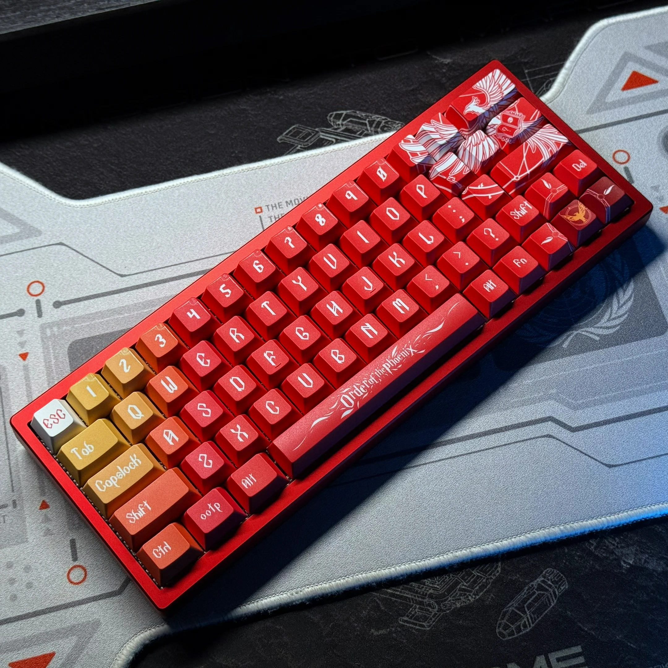 Everglide SU66 Magnetic Keyboard PCB 0.001 RT Total 174 RGB Leds
