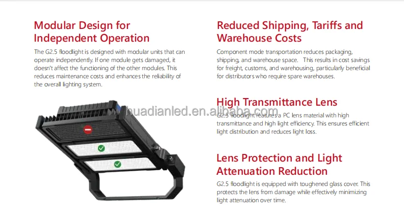 Die Cast Aluminum Led Housing Flood Light Led Stadium Light 600W 90000 Lumens Super Bright Sport Fields Led Flood Lights