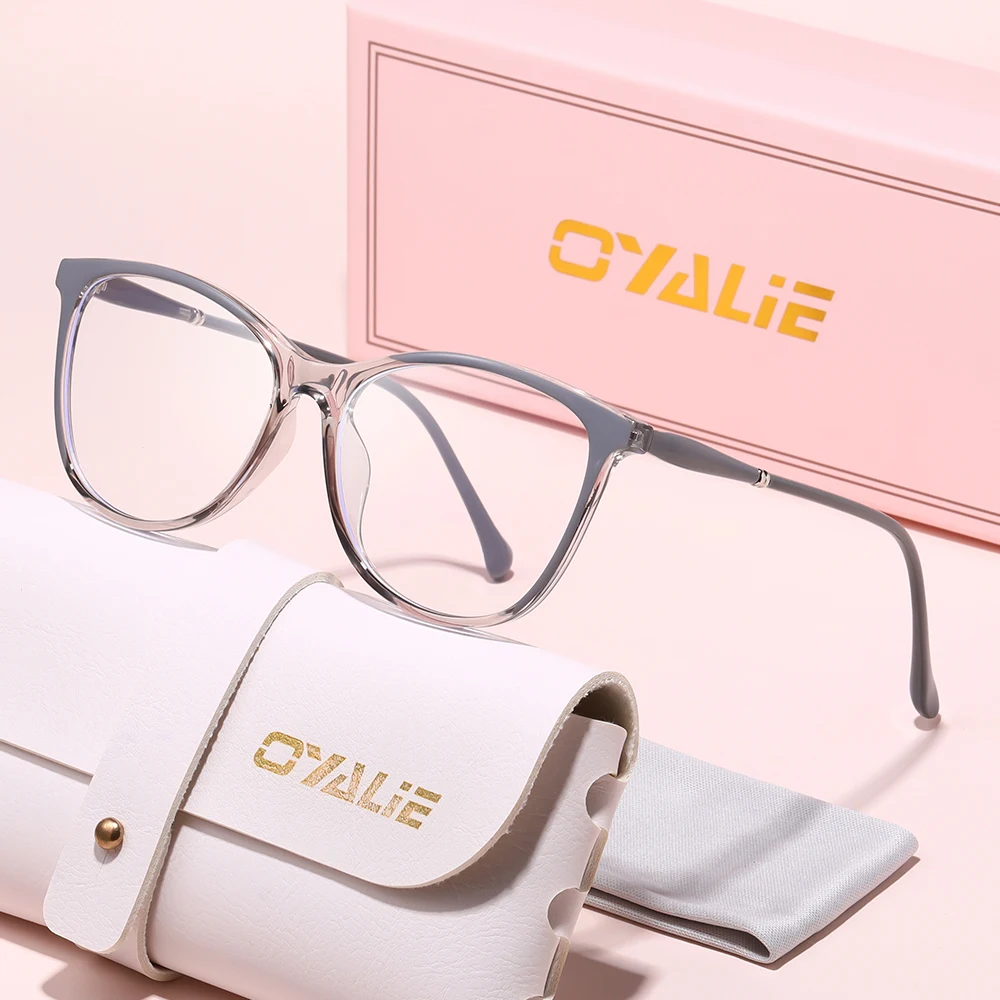 نظارات عصرية متعددة الألوان من Oyalie، بتصميم رائع وخطوط ناعمة، تعزز بشكل أفضل لشكل الوجه، مناسبة للمطابقة مع الملابس والملابس المختلفة