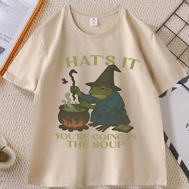 

That's It You're Going in The Soup T-Shirt Funny Weirdcore T Shirt Men Women Funny Graphic Tees Comfortable Streetwear Clothes