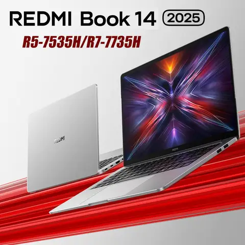 Xiaomi Redmi Book Pro 14 2025 Laptop AMD Ryzen R5 7535H/R7 7735H 8Core 16G DDR5+512G SSD Radeon 680M/660M Graphics Notebook PC