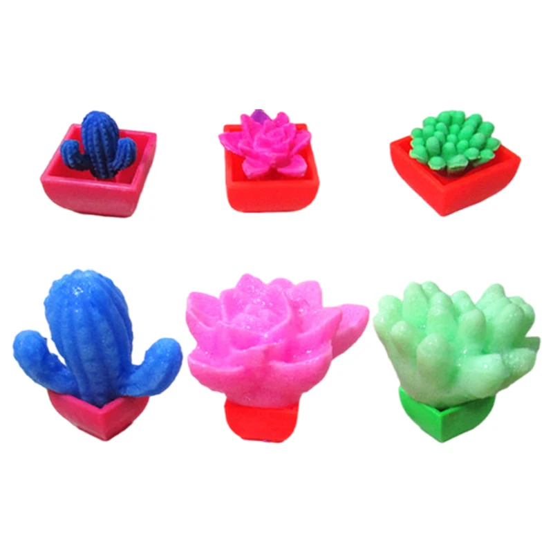 10~20pcs Hatching Dinosaur Eggs Mini Cactus Succulent Simulation EVA Water Absorbing Expanding Toy Novel Toys Gift for Kids TMZ