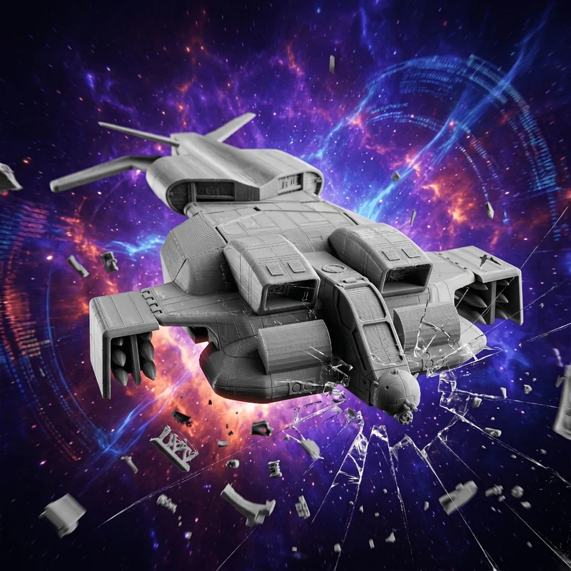 Airplane Miniature,Suitable For Tabletop Role-Playing Games, Sci-Fi Scenes, And Model Collecting
