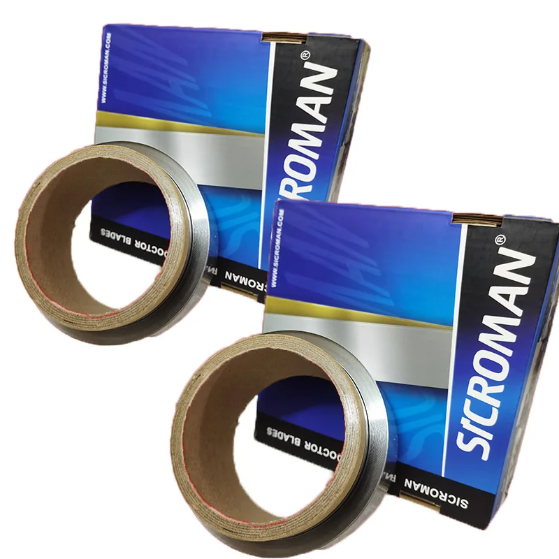 

Flexographic scraper for gravure press