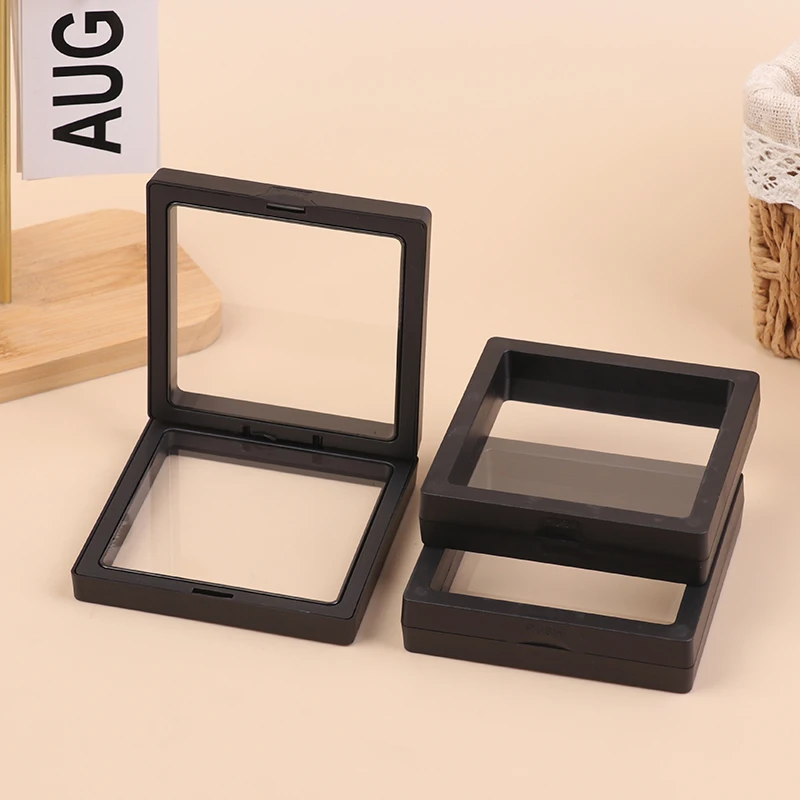 

10/20/30Pcs Display Box 3D Floating Frame Jewelry Display Stand Shadow Gift Box Ring Pendant Holder Jewellery Presentation Case