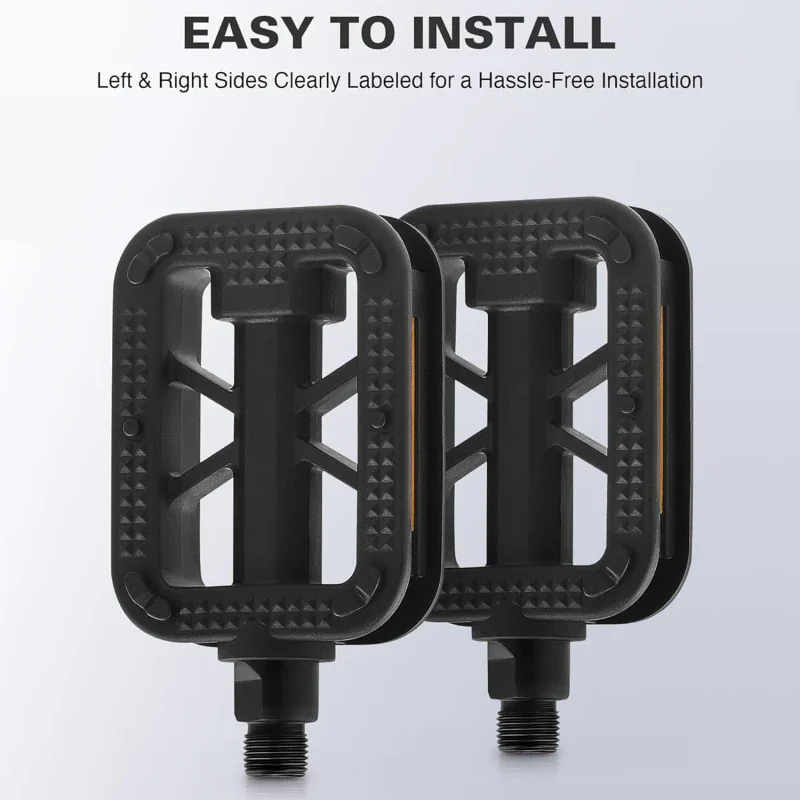 1 Paar Fahrradpedale Ultraleichte MTB-Straßenpedale Fahrrad MTB-Zubehör Fußpedale Anti-Rutsch-Pedale Standard-Universalpedale