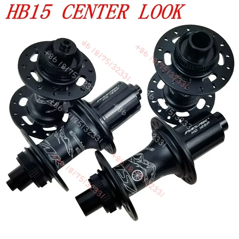 Cubo de bicicleta PASAK Center Lock para freio a disco, MTB Mountain Bike, com rolamento, dianteiro/traseiro, 28/32 furos, 11/12 velocidades, eixo passante Boost 148, 9mm QR.