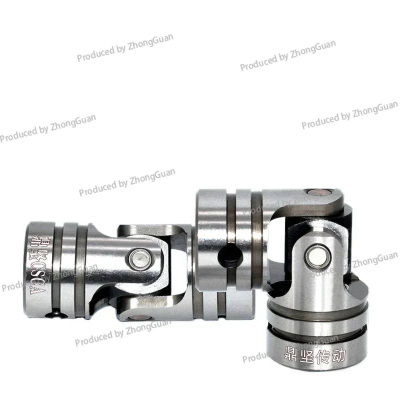 High Precision Cross Shaft Universal Joint Coupling Single Section Double Section Pin Reed Universal Coupling