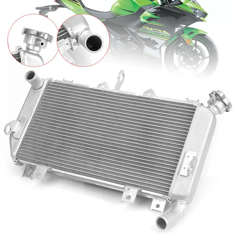 Radiatore Motore Moto in Alluminio per Kawasaki NINJA EX 400 EX400 400 2018 2019 2020 2021 2022