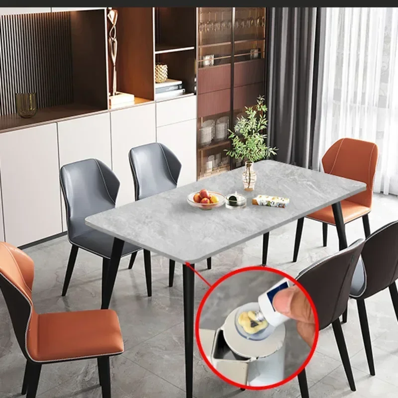 Einfache Rock Slab Esstisch Beine Zubehör Büro Schreibtisch Rack Metall Unterstützung Basis Licht Luxus Marmor Tisch Beine