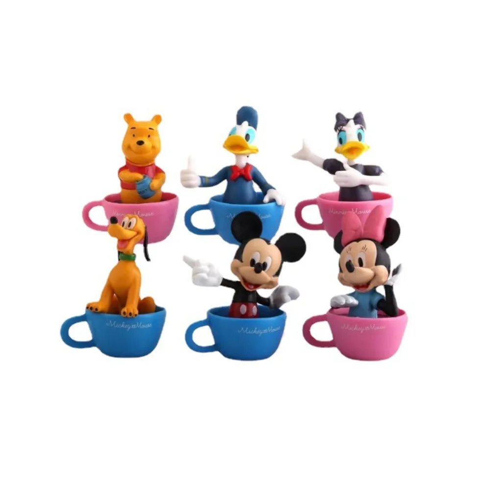 Beliebte Mickey Minnie Donald Gänseblümchen Pooh Bär Kinder Lieblings handgemachte Blind Box Figur Modell exquisite Desktop-Dekoration