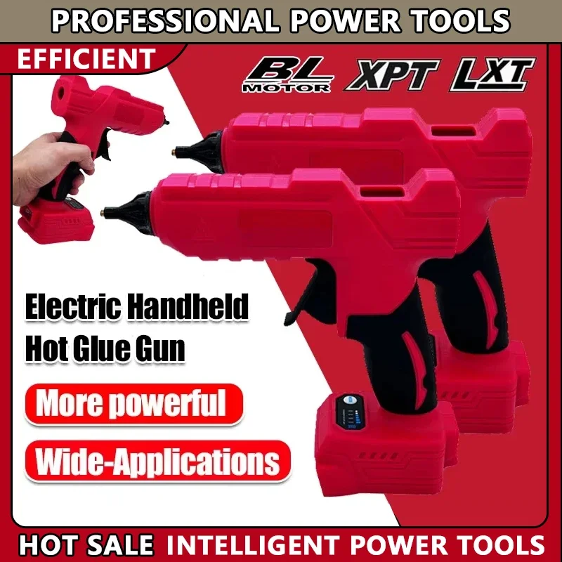 

For Milwaukee 18V Battery For Packaging Decoration Electric Hot Melt Glue Gun 18V Li-ion Battery DIY Hot Melt Glue Gun