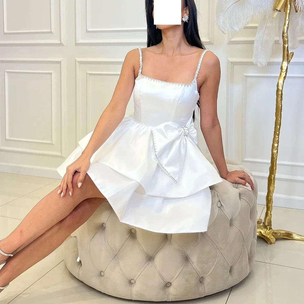 Short Evening Prom Gown for Women Elegant Party Dresses Woman Robe Soiree Suitable Dresses on Request Gala Dress Customized