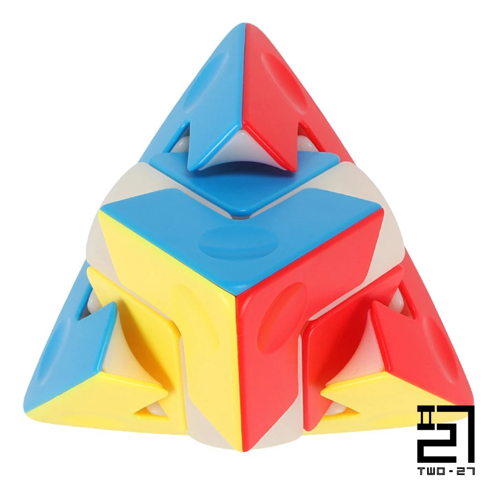 Creative SENGSO Magic Tower Piraminx 2x2x2 Triangular Cube Shengshou Pyramidex Exotic 8 Years Old Boy Cuble Prymix Toy Mix Color