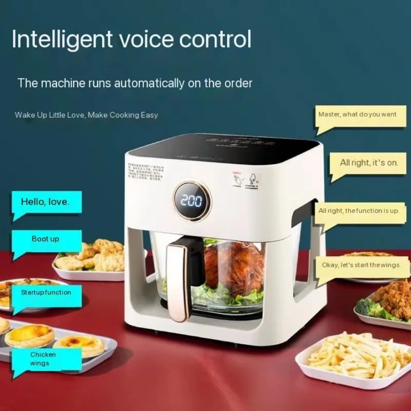 Air Fryer Multi-Cooker, Auto Shake, App Control, Fries/Roast, Gift-Ready Kitchen GadgetGoods 