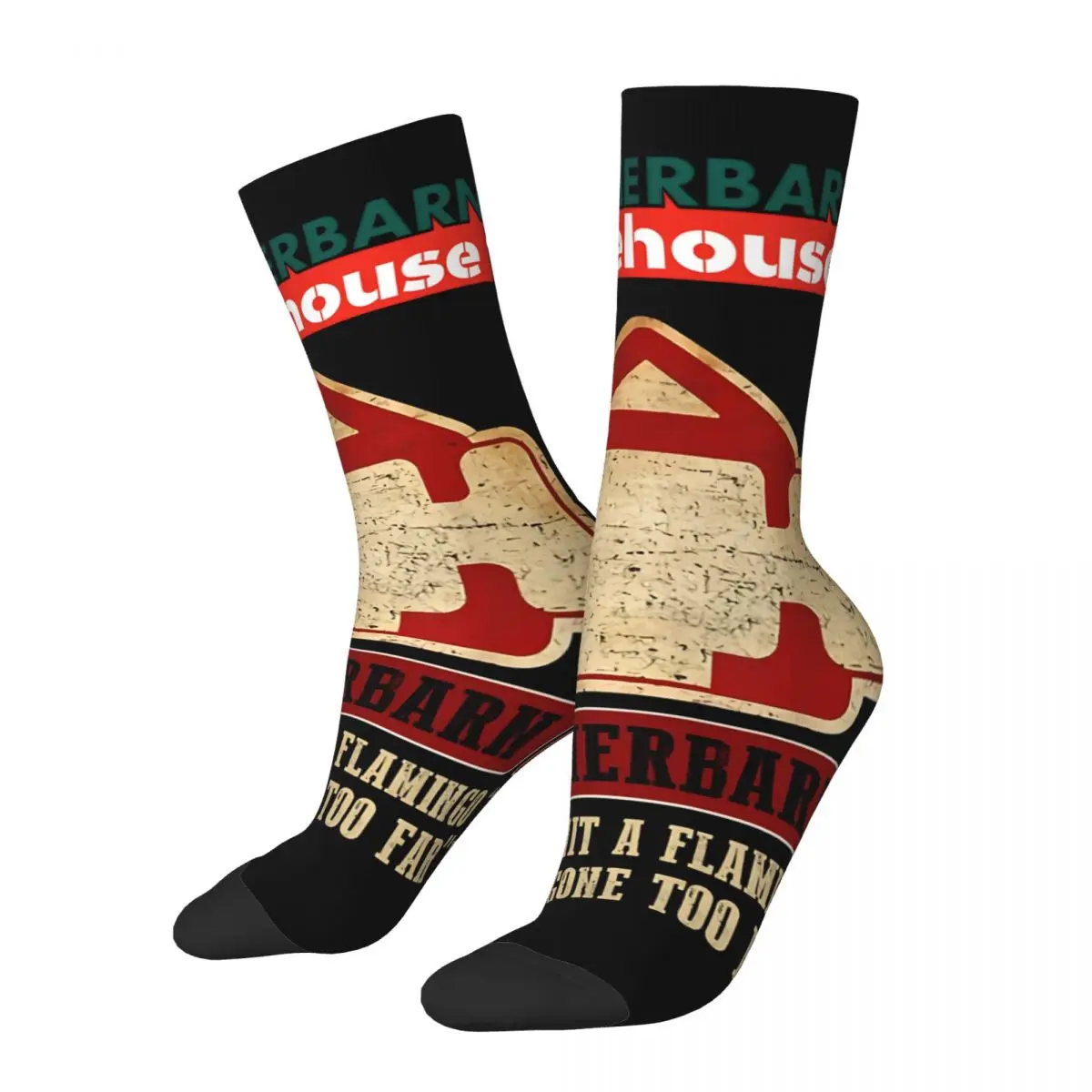 

Hip Hop Vintage Hammerbarn Crazy Men's compression Socks Unisex Hammerbarn Harajuku Pattern Printed Funny Novelty Happy Crew