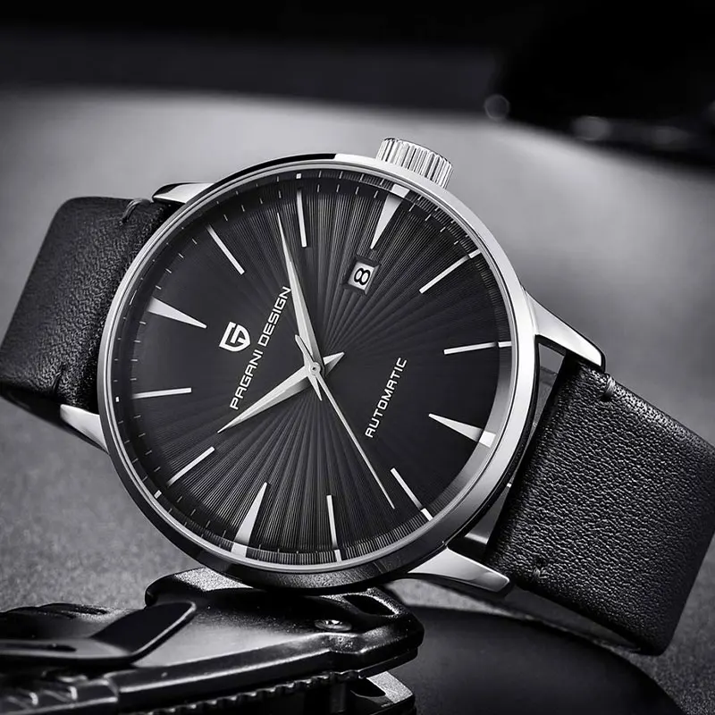 PAGANI DESIGN Новые 2770 Мужские механические наручные часы с сапфировым стеклом 43 мм Автоматические часы Водонепроницаемые часы из нержавеющей стали для мужчин