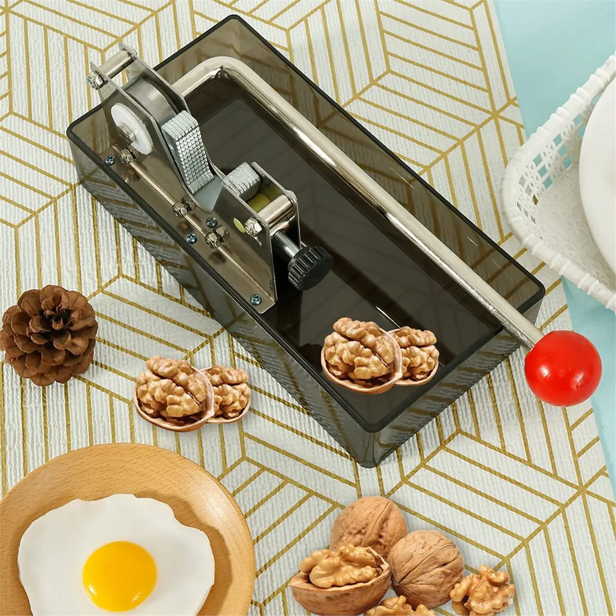 2026 Trend Nut Cracker for Hazelnut Chestnut, Stainless Steel Nut Opener Nutcracker Tool Pecan Cracker Walnut Cracker Plier