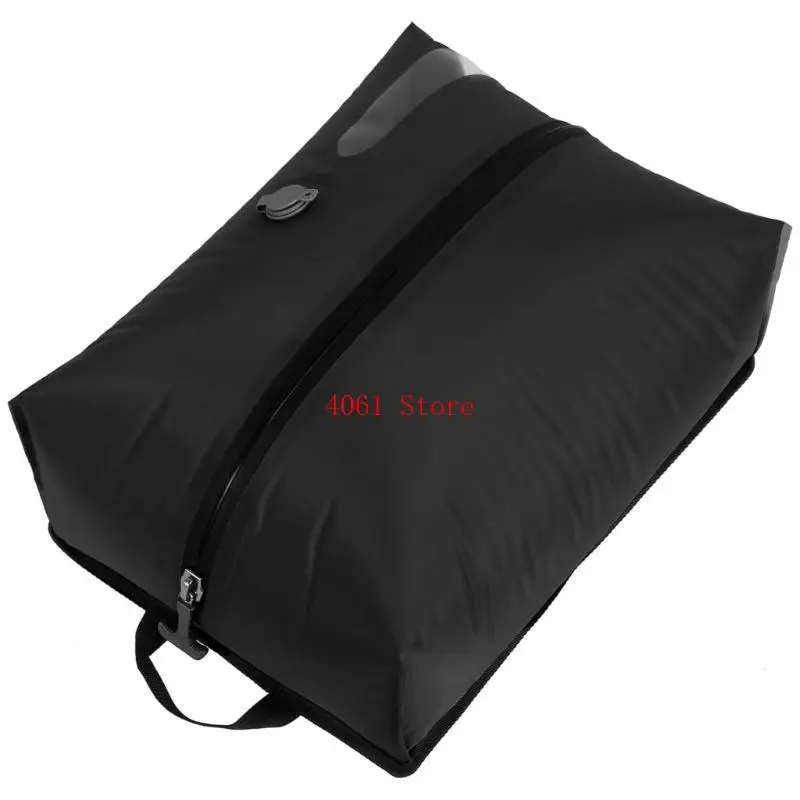 

Черный вакуум загерметизировал панель сумки 16Л упаковки сжатия прозрачную для одежд