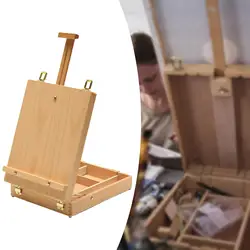 Table Easel Desktop Sketch Box Supplies Sketching Box Easel Desktop Art Easel for Artist Studio Beginner Student Painting