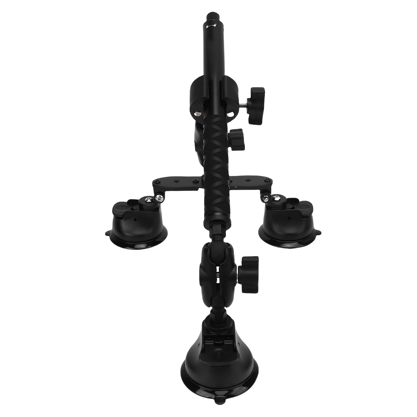 Triple Suction Cup Car Mount Kit Fit For Insta360 X5 X4 X3 X2 X One RS R Action Camera With 45.28in Selfie Stick Dual Ball Head