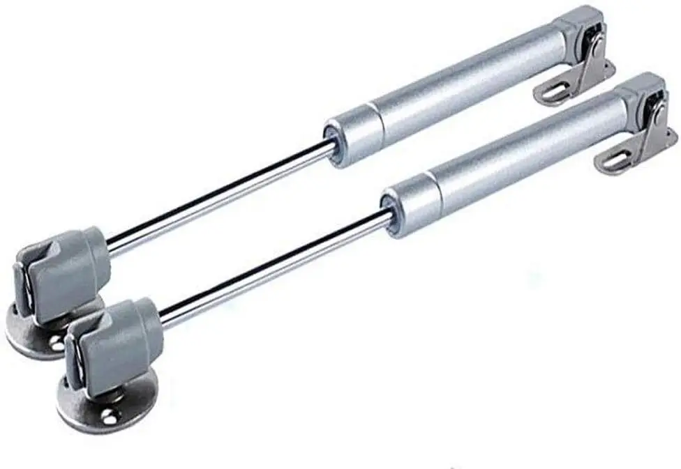 

40N 8.8lb Gas Strut Lift Support for Cabinet Doors, Silver, 2-Pack