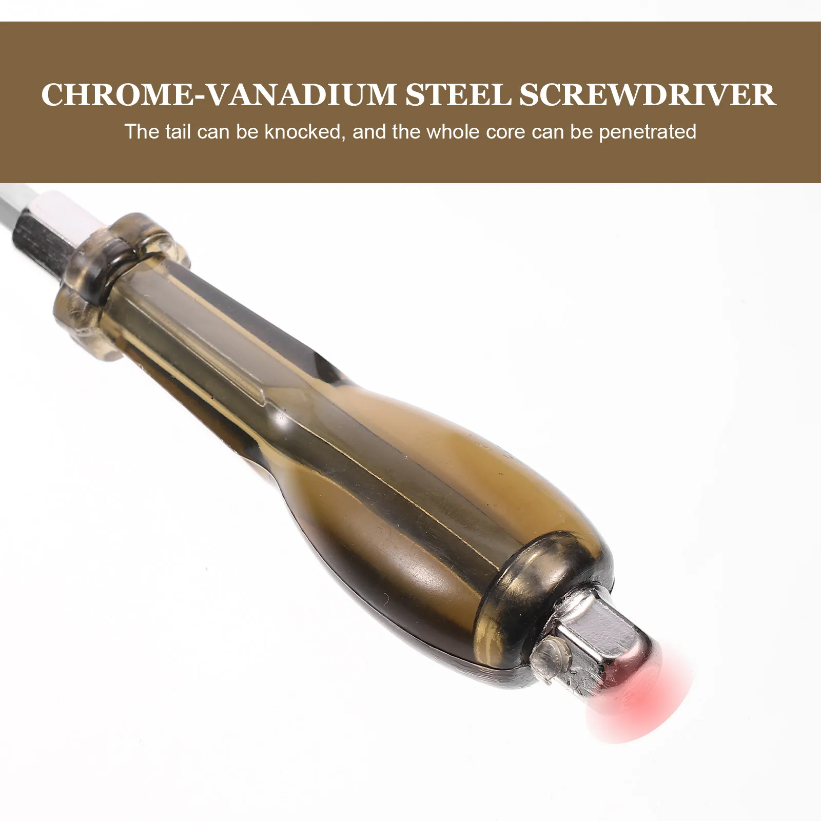 

2 Pcs Magnetic Screwdriver Chromium Vanadium Steel Anti Rust Plastic H Rod Repair Tools H Tool