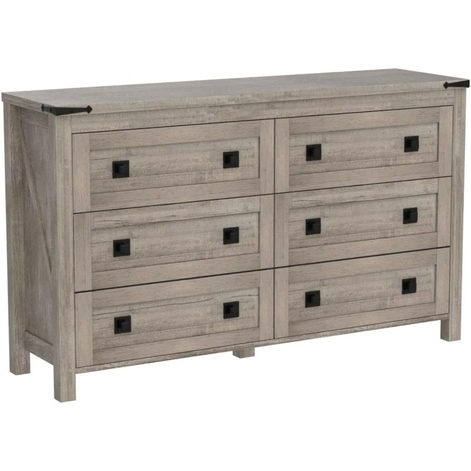 US Farmhouse Drawers Dresser for Bedroom, Wood Rustic Wide Chest of Drawers, Storage Dressers Organizer for Bedroom, Living