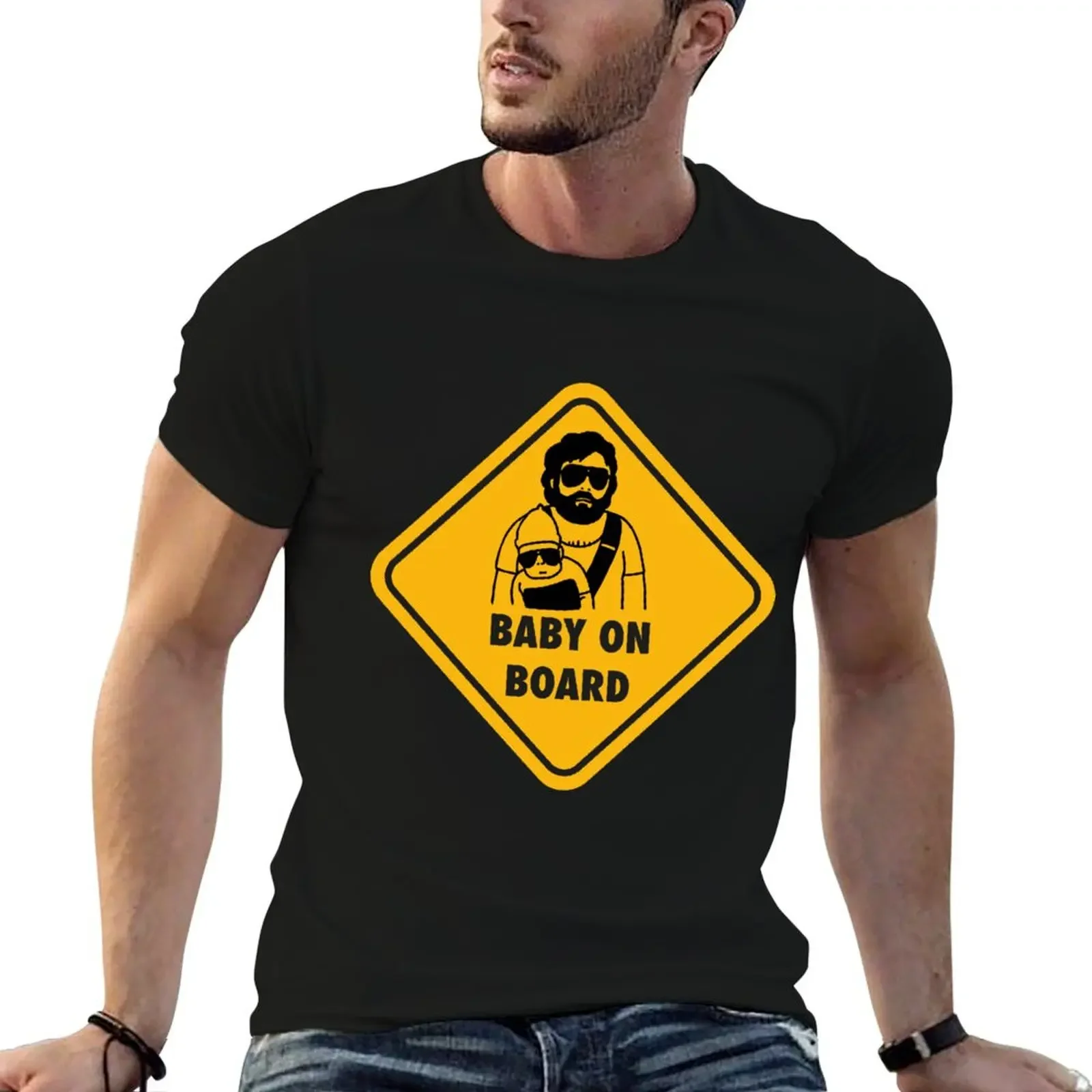 Baby on board (Carlos from the Hangover) T-Shirt graphic shirts oversizeds anime clothes anime shirts men