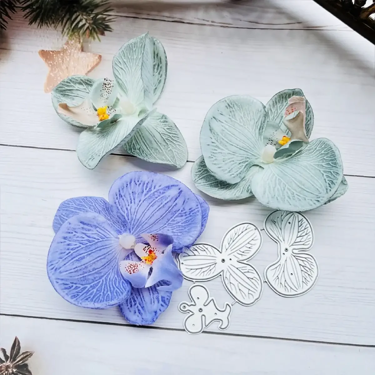 3D-Spiralblumengirlande Metall-Stanzformen für DIY-Scrapbooking, Album, dekorative Bastelarbeiten, Prägung, Papierkartenherstellung