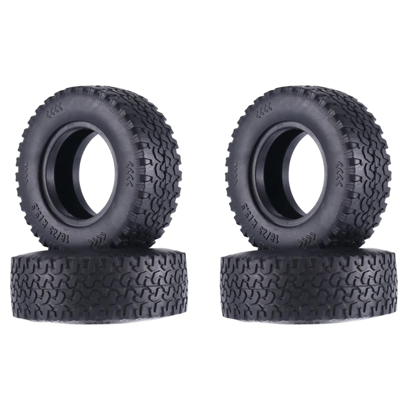 4PCS 75Mm 1.55 Inch Rubber Tire Wheel Tyre For Axial UTB18 Yeti Jr RC4WD D90 TF2 Tamiya CC01 LC70 MST 1/10 RC Car