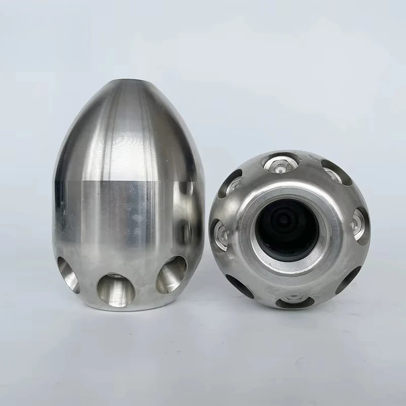 

High Pressure Sewer Jetting Nozzles High Pressure Washer Accessories Stainless Steel Nozzle