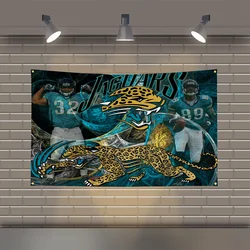 Deskorolka JacksonvilleS JaguarS Flaga ścienna Fallout Dekoracyjne flagi i banery Dekoracja domu Piwo dla Ciebie Piracka impreza Niestandardowe