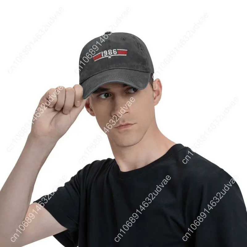 ส่วนบุคคลผ้าฝ้าย 1986 Fighter Jet เบสบอลหมวกกีฬาผู้ชายผู้หญิงปรับ Top ปืนฟิล์มหมวกพ่อฤดูร้อน
