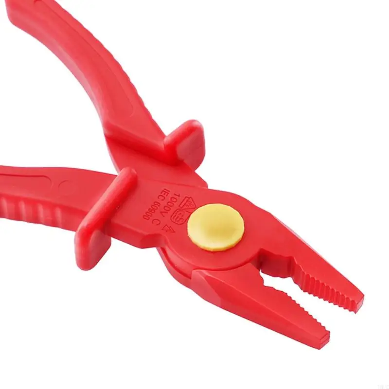 

T8UC VDE Resistant Plastic Flat Nose Pliers Used for Clamping Winding Wire Operation